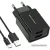 Сетевое зарядное Atomic U400 USB Type-C (черный)