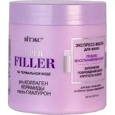 Маска Витэкс Super filler на термальной воде экспресс-для волос глубоко восстанавливающая 400 мл