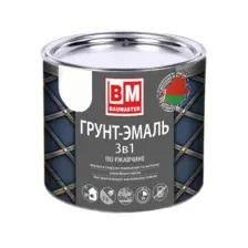 Грунт-эмаль по ржавчине 3 В 1 “BAUMASTER" белая, 0,8л
