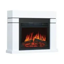 Каминокомплект Smolcom Lindos MB/JUP/SYM26 с Royal Flame Jupiter FX New (белый/черный)