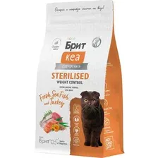 Сухой корм для кошек Brit Кеа Cat Sterilised Weight Control с рыбой и индейкой 1.5 кг