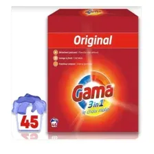 Универсальный стиральный порошок Gama Original 3in1, 45 стирок, 2.925кг