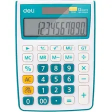 Калькулятор Deli E1238/BLUE