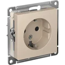 Розетка Systeme Electric AtlasDesign ATN001245 (песочный)