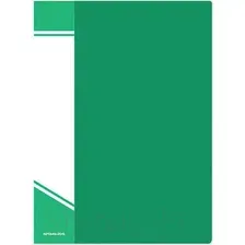 Папка для бумаг inФормат NP0180-100G (с файлами, зеленый)