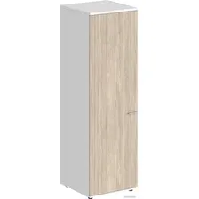 Шкаф-пенал Norden Левый SG.826.WH.OL.L (белый/дуб светлый)