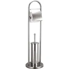 Держатель для туалетной бумаги и ершика Caspian 90032