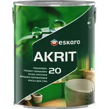 Краска Eskaro Akrit 20 9.5л (белый)