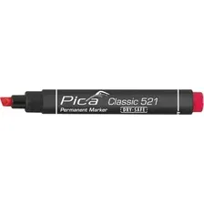 Набор маркеров строительных Pica Classic 2-6мм / 521/40  (10шт, красный)