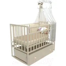 Детская кроватка VDK Magico Mini / Кр1-04м (слоновая кость)