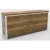 Комод Hype Mebel Цезарь 150x40 (белый-дуб галифакс олово)