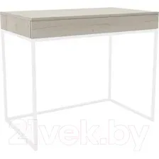 Консольный столик Hype Mebel Авелин 70x40 (белый/древесина белая)