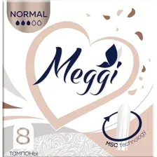 Гигиенические тампоны Meggi Normal, 8 шт