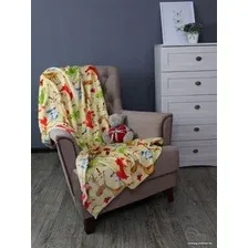 Плед Tex Republic Лесные жители TF FN 914 1114 110x140 см (желтый)