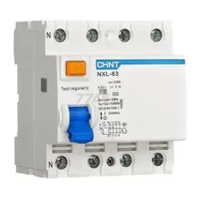 УЗО CHINT NXL-63 3P+N 16A тип A 30mA 6kA (280783)