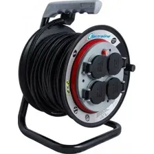 Удлинитель на катушке Electraline 49122 (30 м, черный)