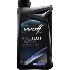 Моторное масло WOLF VitalTech 10W60 M / 16128/1 (1л)