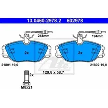 Тормозные колодки дисковые передняя ось ATE 13.0460-2978.2