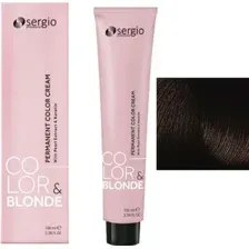 Крем-краска для волос Sergio Professional Color&amp;Blonde 3 темно-коричневый