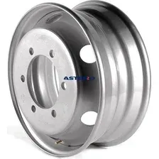 Штампованный диск Asterro 1711D 17.5x6.75" 6x205мм DIA 161мм ET 122мм Серебристый