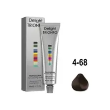 Constant Delight/ Констант Делайт ДТ 4-68 стойкая крем-краска для волос средний коричневый шоколадный красный 60 мл