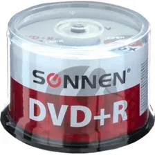 DVD+R диск Sonnen 4.7Gb 16x 512577 (50 шт.)