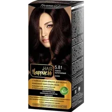 Краска для волос HAIR Happiness 5.81, темно-коричневый.