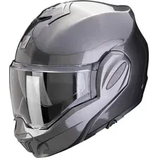 Мотошлем Scorpion Exo Exo-Tech Evo Pro Solid (р. M, серый металлик)
