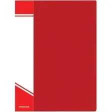 Папка для бумаг inФормат NP0145-20R с файлами (красный)