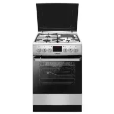 Газоэлектрическая плита Hansa FCMX68209, серебристый