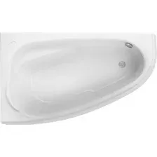 Ванна Cersanit Joanna 150x95 L 63336 с сифоном Prime 64287 (сифон черный)