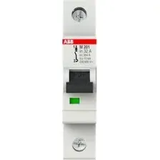 Автоматический выключатель ABB M201-32 1P 32A 15кА (2CDA281799R0321)