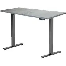 Стол с регулировкой высоты ErgoSmart Electric Desk Prime 1200х650х25 мм (бетон чикаго светло-серый/черный)