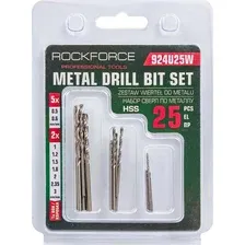 Набор сверл RockForce RF-924U25W (60717)