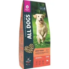 Корм для собак All Dogs с говядиной и овощами, 13 кг