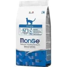 Сухой корм Monge Cat Daily Line Urinary для кошек, для профилактики МКБ, с курицей 1,5кг