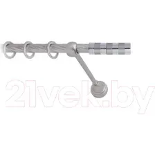 Карниз для штор Lm Decor Жезл 060 1р витой (сатин, 3м)
