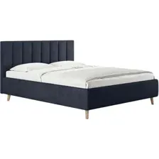Кровать Сонум Alma 160x200 (замша синий)