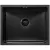 Кухонная мойка ALLBA 550x450 Black PVD Decor (коландер)