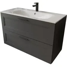 TERMINUS Тумба с умывальником Классик 100x62x45 с 2 ящиками CLA101002701601O (графит)