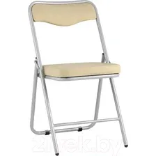 Стул Stool Group Джонни (экокожа кремовый/металлик)