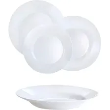 Набор тарелок Luminarc Plumi V5586 (18шт, белый)