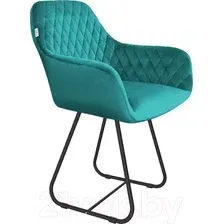 Стул Sheffilton SHT-ST38/S38 (альпийский бирюзовый/черный муар)