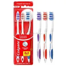 Щетка зубная Colgate Классика Здоровья, 2+1