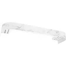 Карниз для штор Legrand Аврора 5см с/п 3м 2р 58146358 (белый)