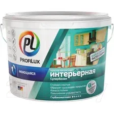 Краска Profilux ВД PL- 13L. База 1 (3кг, супербелый)