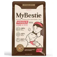 Сухой корм для собак MyBestie Adult Lamb and Rice ягненок с рисом 2 кг