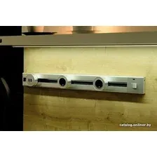 Трековая розетка AVEL шинопровод 60 см + 2 ЕВРО розетки +1 USB (серебристый)