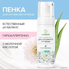 Пенка Synergetic Натуральная пенка для интимной гигиены 150 мл