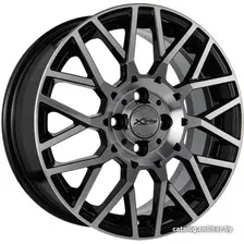 Литые диски X'trike X-125 16x6.5" 4x108мм DIA 63.35мм ET 45мм BK/FP